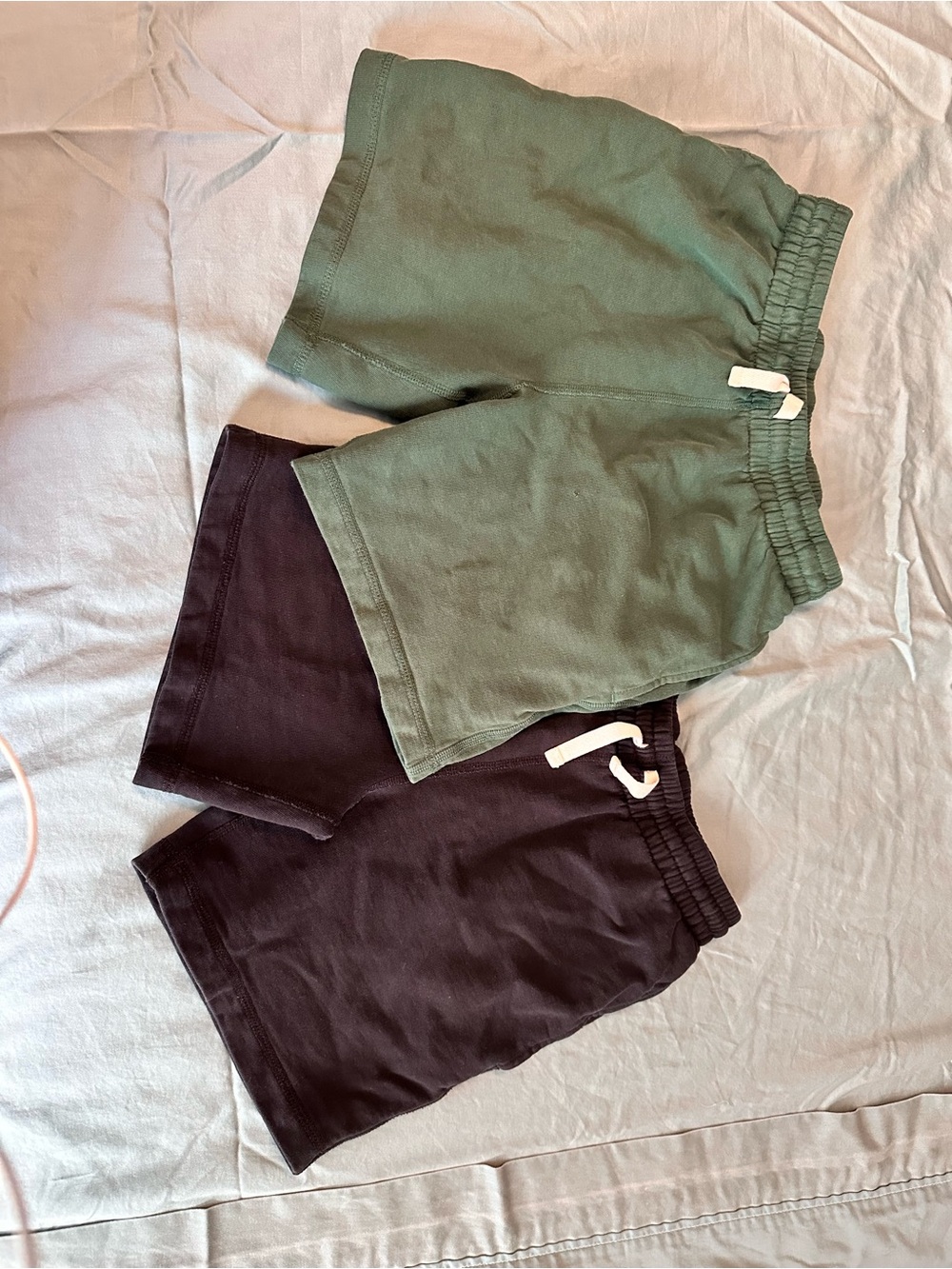 Hanna Andersson 100% cotton shorts, size 10, set of two pairs.